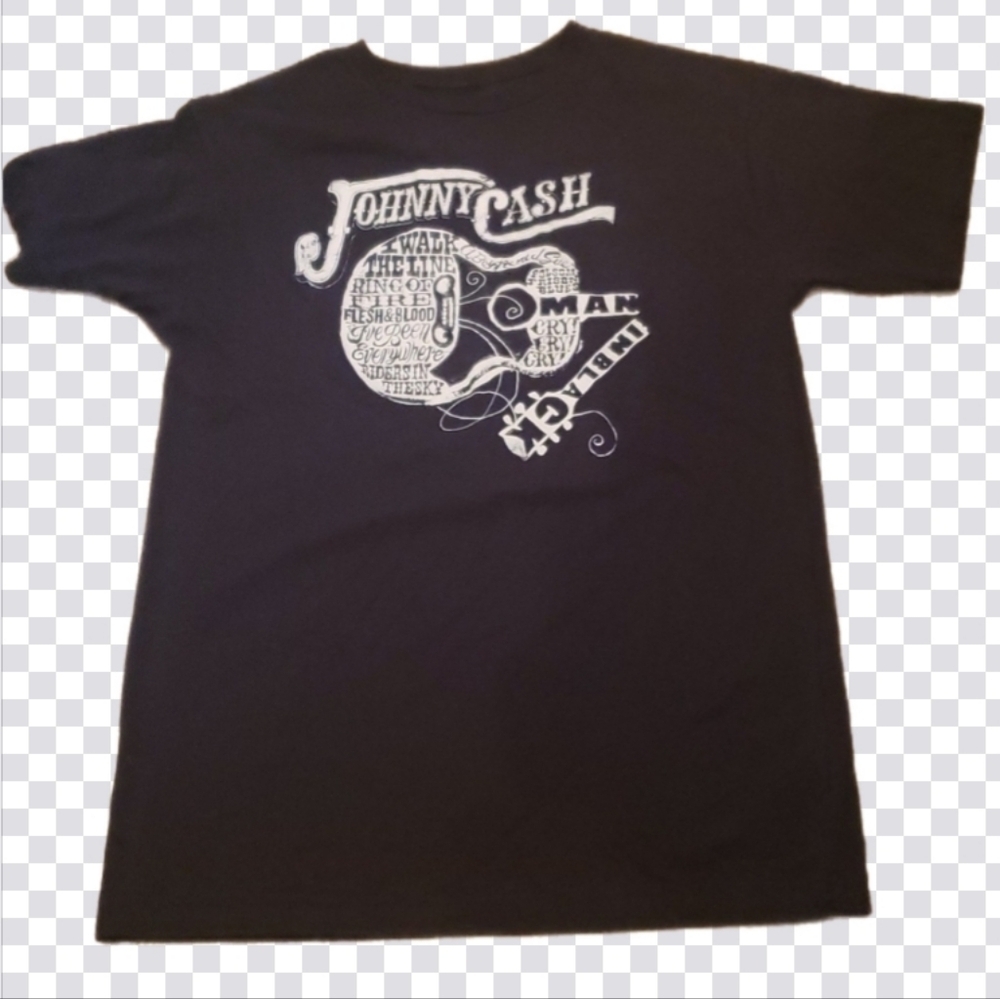 Johnny Cash Indie Sleeze, Grunge band tee
